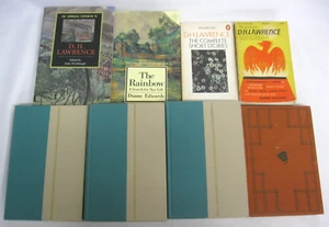 DH Lawrence 8 Books Sons & Lovers Lady Chatterley Pansies Cambridge Portable - Picture 1 of 11