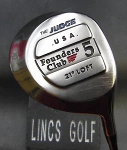 Vintage Founders Club The Judge 21° 5 Wood Regular Graphite Shaft + Headcover - Picture 1 of 7