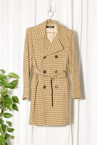 Zucca plaid wool belted coat - Bild 1 von 11