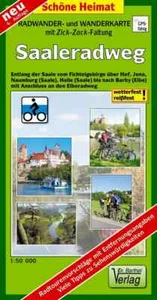 Wanderkarte Saale-Radwanderweg vom Barthel Verlag - Imagen 1 de 1