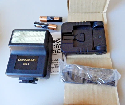 NOS Quantaray Auto Flash Booster Model MS-1 - WIRELESS REMOTE POSITIONING! - Image 1 of 4