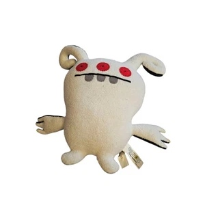 UglyDoll 10” Turny Burny Peluche Blanco y Negro Doble Cara De Colección Retirado 2009 - Imagen 1 de 3