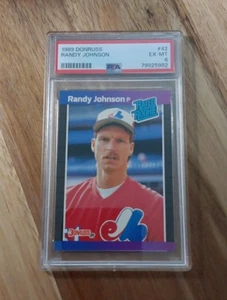 1989 DONRUSS #42 RANDY JOHNSON ROOKIE RC PSA 6 - Picture 1 of 2