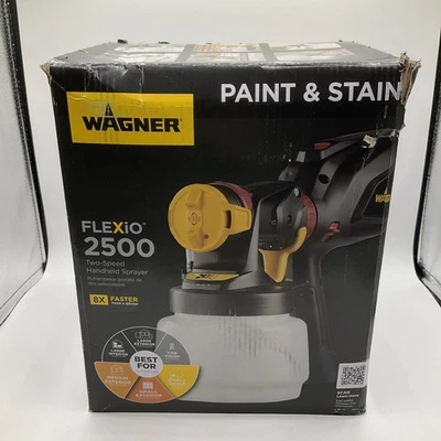 NUEVO Pulverizador portátil de dos velocidades Wagner Paint & Stain Flexio 2500 2409509 Foto 1 de 4