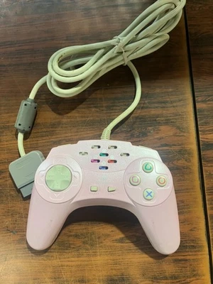Mando PS ASCII Pad V2 ASC-0505S SLPH 00063 Rosa PlayStation PS1 PS2 Japón Foto 1 de 4