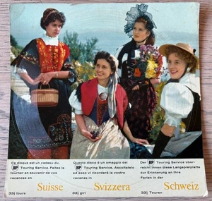 SUISSE PROMO RECORD PICTURE DISC BP TOURING SERVICE (1950's) VG+ SWITZERLAND - Picture 1 of 3