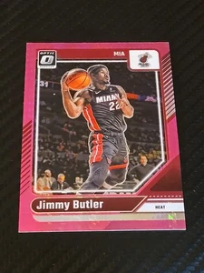 2024-25 Donruss Optic Jimmy Butler Pink Hyper Prizm #142 Heat - Picture 1 of 2