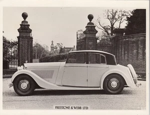 BENTLEY 3 1/2 LITROS CUATRO PUERTAS BERLINA FREESTONE & WEBB ROLLOS ORIGINALES ROYCE - Imagen 1 de 2