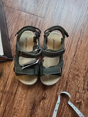 Сандалии Eddie Bauer из искусственной кожи для мальчиков размер 10 M новые с бирками - Изображение 1 из 4