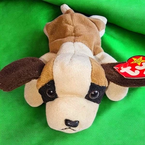 Ty Beanie Baby Bernie St Bernard 1996 Tags Dog Stuffed Toy Factory Mark P - Picture 1 of 12