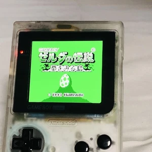 Nintendo Game Boy Pocket New Clear Shell IPS LCD - Picture 1 of 17