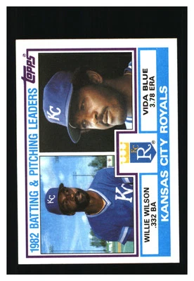 1983 Topps #471 Royals Leaders Vida Blue NM-MT - Image 1 of 2