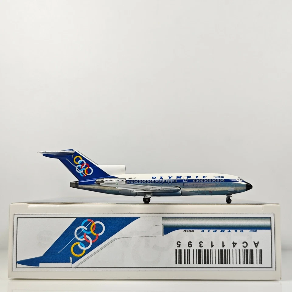 1:400 Aeroclassics Olympic Air B727-100 N9233Z ​Passenger Plane Diecast Model - Image 1 of 4
