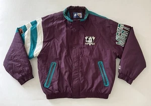 Giacca puffer vintage Anaheim Mighty Ducks starter taglia XL anni 90 RARA - Foto 1 di 11