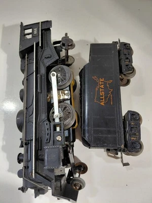 Marx 666 O Gauge Model Railroad 2-4-2 Steam Engine w/Allstate Tender - Image 1 of 4