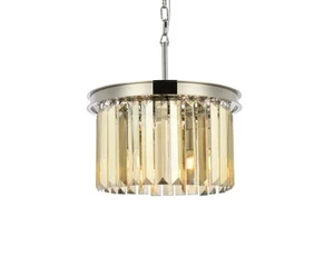 Elegant Lighting 1238D16-GT/RC Sydney 3 Light 16"W Crystal - Nickel - Picture 1 of 12