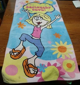 Lizzie McGuire Y2K Disney Beach Pool Bath Towel Hilary Duff Seriously Cool - Picture 1 of 6