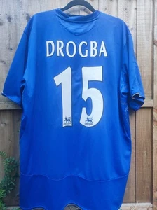 Chelsea Home 2006/06 Football Shirt Size XXL Drogba #15 Umbro - Picture 1 of 5