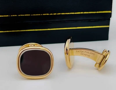 Gemelos Patek Philippe Golden Elipse oro rosa 18k Foto 1 de 2