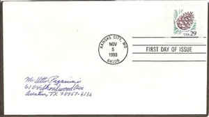 US SC # 2491 Pine Cone FDC .Uncacheted - Picture 1 of 1