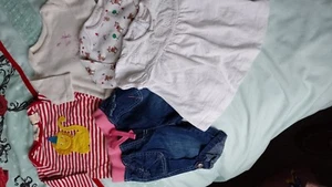 5 ITEM BUNDLE - 0/3 MONTHS - GAP BODYSUITS, DRESS, JEANS, VGC. - Picture 1 of 5