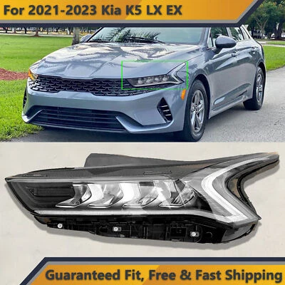 Полностью сменная светодиодная фара в сборе для левого водителя 2021 2023 Kia K5 LX EX - Изображение 1 из 4