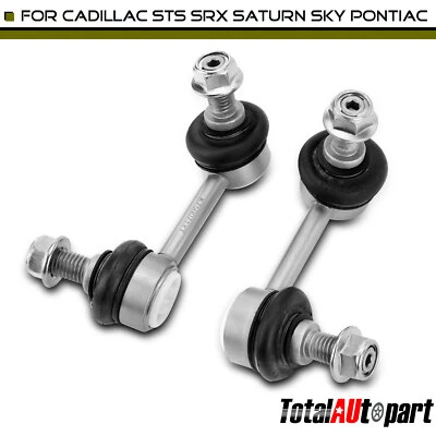 Barra estabilizadora de suspensión trasera 2 piezas para Cadillac STS SRX Saturn Sky Pontiac Foto 1 de 4