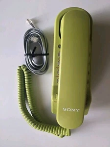 SONY IT-B3 Series Telephone -  Lime Green - Corded Push Button Wall Hang | Retro - Picture 1 of 5