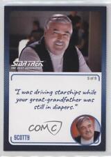 2022 Star Trek: The Next Generation Archives and Inscriptions Scotty #34.5 3gq