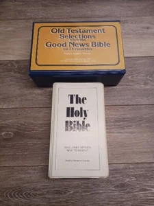 Holy Bible Old And New Testament On Cassette Tapes Vintage Sets - Bild 1 von 10