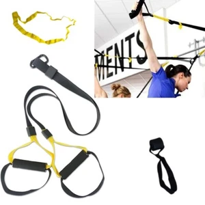 FASCE CINGHIA SOSPENSIONE BANDE FASCIA TRX GANCIO PALESTRA RESISTENZA MANIGLIE - Foto 1 di 7