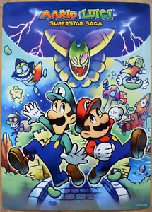 Mario & Luigi Superstar Saga GBA 50cm x 70cm My Nintendo Promotional Poster #1 - Picture 1 of 1