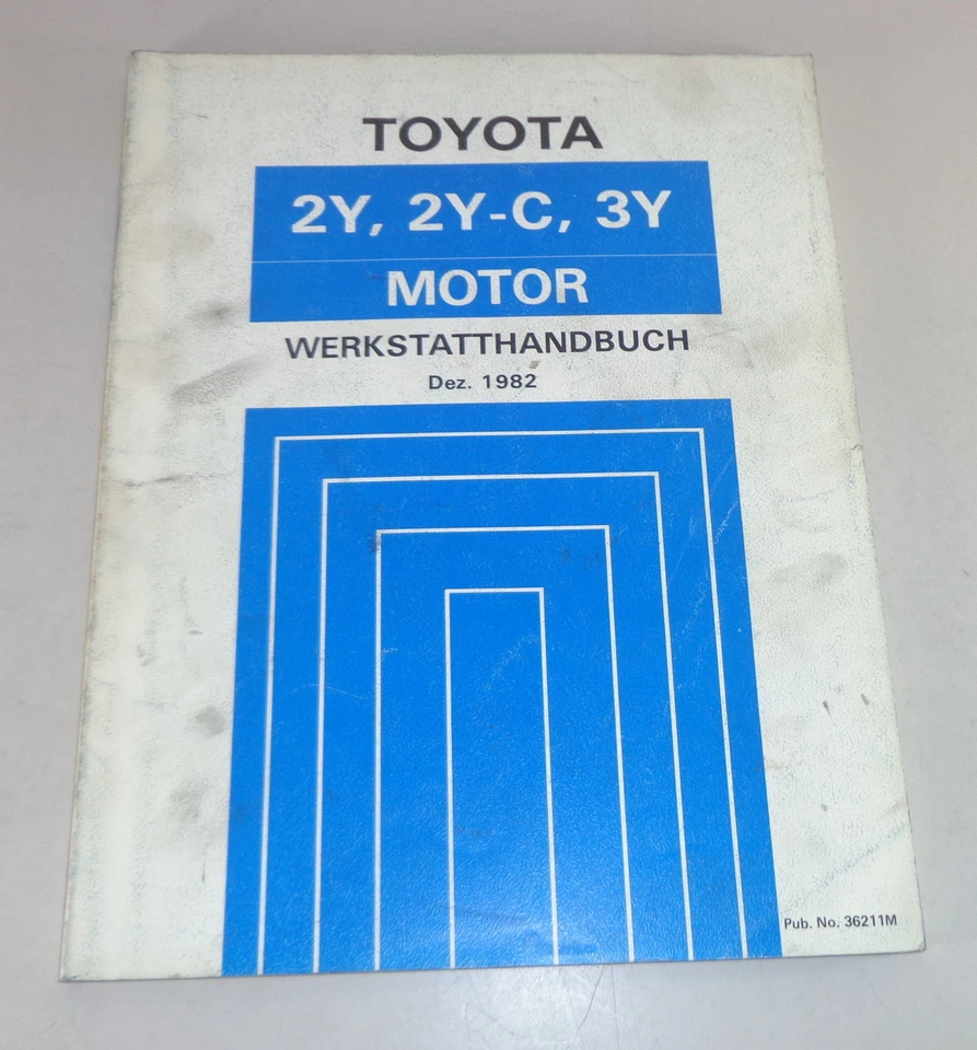 Manual de Taller Toyota Motor 2Y/2Y-C/3Y En Modelo F+ Hiace Stand 12/1982 - Imagen 1 de 1