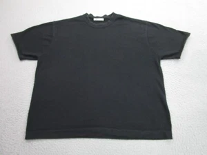 ZARA Shirt Mens XL Black Boxy High Waist crop Gothic Grunge Faded Adult - Picture 1 of 11