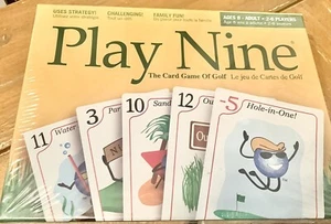 Play Nine The Card Game of Golf 2012 (2-6 players) New Sealed Free Shipping !!! - Picture 1 of 2