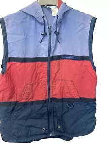 Nike ACG Vest Hoodie Windbreaker Rain Hiking Vtg 90’s Block Color Women’s Size L - Picture 1 of 6