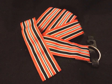 Georgia Bulldogs UGA Women's Girls Black, Red & White Adjustable Belt~Sz Med~NEW Cover