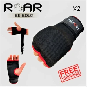 ROAR Gel Inner Gloves With Wrist Hand Wrap Padded Foam Boxing Muay Thai Bandage - Picture 1 of 2