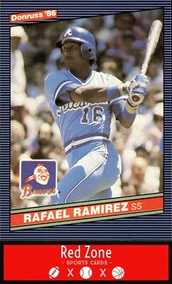 1986 Donruss - #263 Rafael Ramirez NM Set Break. - Image 1 of 2