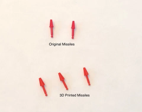 G1 Dinobot Swoop 3D Printed Missiles Cover