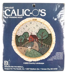 Applique Designs For The Needle Hoop Kit 2202 Country Landscaping Calicos 10 In - Picture 1 of 9
