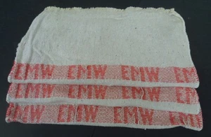 3 Putzlappen - " EMW " - mit Einwebung der Motorradmarke - für Bordwerkzeug - Bild 1 von 2