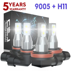 For 2019-2021 2022 Ram 1500 2500 3500 LED Headlight Globes High Low Beam Bulbs - Picture 1 of 16