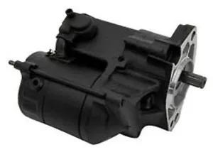 BLACK STARTER 1.4 Kw HIGH TORQUE HARLEY FXR DYNA TOURING SOFTAIL 1989-2006 - Picture 1 of 2