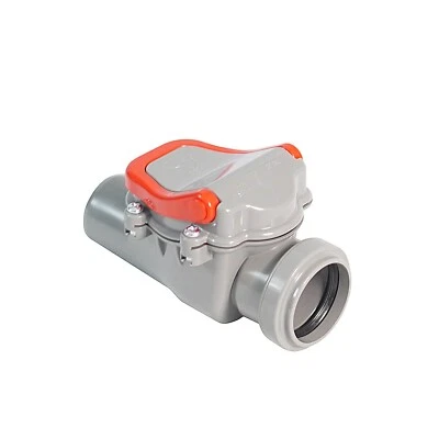 Rückstauklappe Ø DN50 Rückstauverschluss Rattenschutz Verriegelung waagerecht - Bild 1 von 4