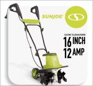 Sun Joe 16 in. 12 Amp Electric Garden Tiller / Cultivator $ 139 ONLY !! - Picture 1 of 5