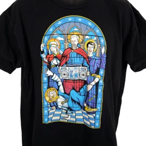 Breakdancing Jesus Christ T Shirt Mens Size XL Threadless Stained Glass Saints - Picture 1 of 7
