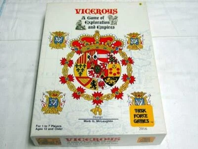 Task Force Games : VICEROYS game - Game of Exploration & Empires (UNPUNCHED) NM - Image 1 of 4