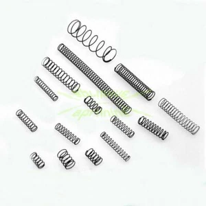 10 Stück Drahtdurchmesser 0,3 mm-0,5 mm Außendurchmesser 2 mm-10 mm kleine Federn Druckfeder Stahl - Bild 1 von 1
