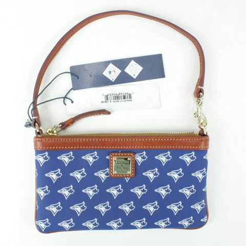 Toronto Blue Jays Dooney & Bourke Stadium Signature Wristlet MSRP $108 Sold Out Cover